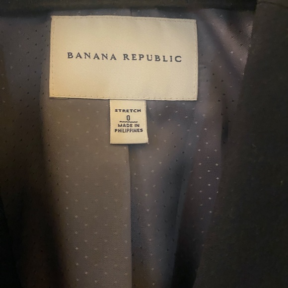 Banana Republic Lightweight Wool Blazer Size 0 - Picture 2 of 5